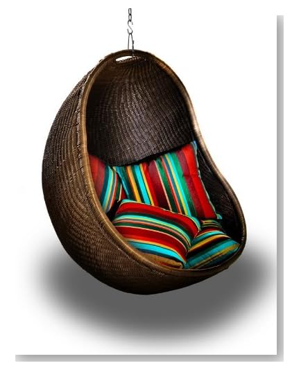 Urban Balance Cove Outdoor Hanging Chair with 5 Pillows