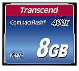 Transcend TS8GCF400 UDMA 400X Compact Flash - 8192 MB