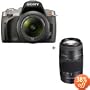 Sony Alpha DSLR-A380 Digital SLR with 18-55mm & 75-300mm Lenses and Carrying Case wtih Turtorial DVD