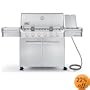 Weber 7420001 Summit S-620 Natural Gas Grill, Stainless Steel