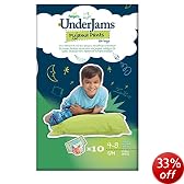 Pampers UnderJams For Boys Small/Medium (38-65 lbs/17-29 kg) Pyjama Pants - 4 x Packs of 10 (40 UnderJams)