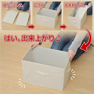 山善(YAMAZEN) どこでも収納ボックス(3個セット) YTCF3P