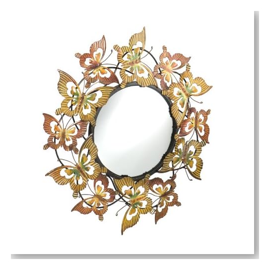 Southern Enterprises Butterfly Mirror Wall Sculpture