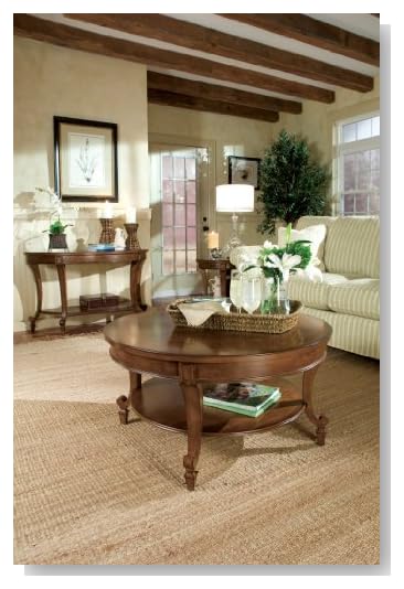 Magnussen Aidan Wood Round Cocktail Table