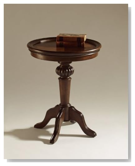 Magnussen Ferndale Wood Pedestal Accent Table