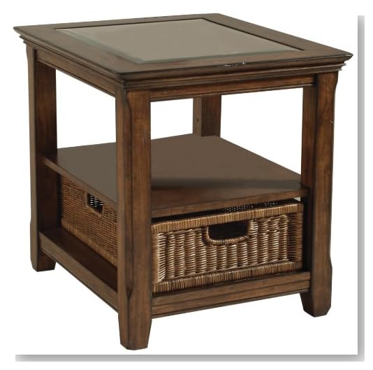 Magnussen Tanner Wood Rectangular End Table