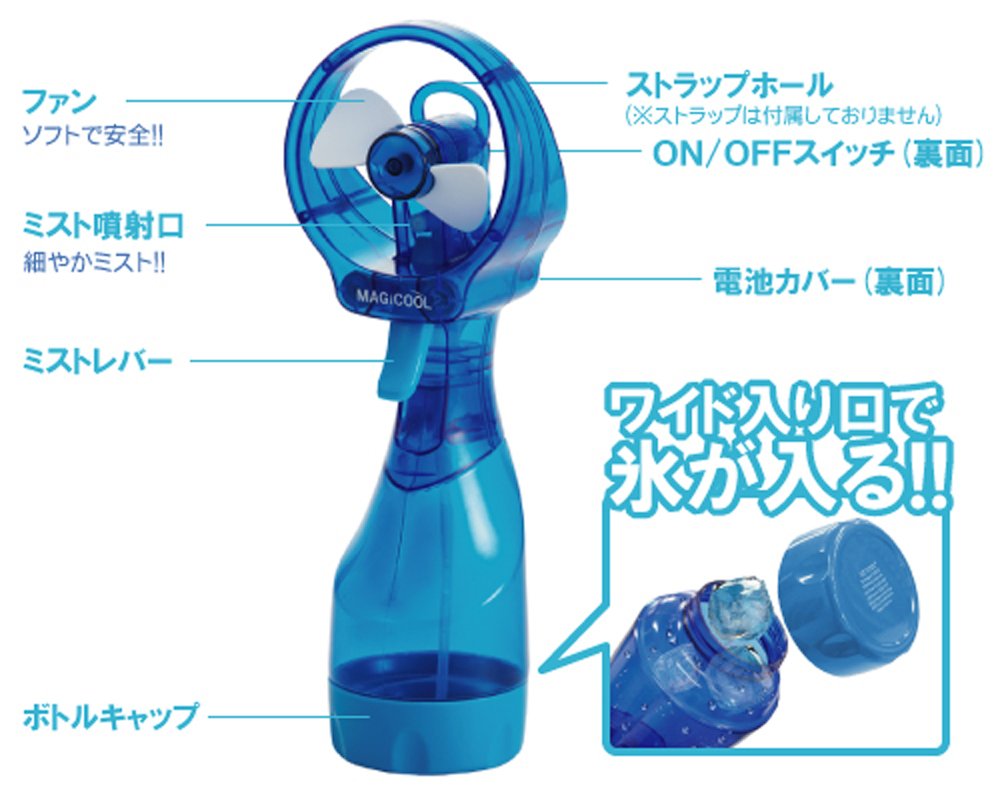 クイッククール ミスト&ファンで瞬間冷却