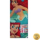 Disney Princess - Ariel Little Mermaid Bath Towel and Washcloth Set - 2 Pieces