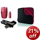  Belkin Notebook Accessory Bundle (15.6 Inch Notebook Sleeve/wireless Mouse/2gb Usb Memory Stick) 