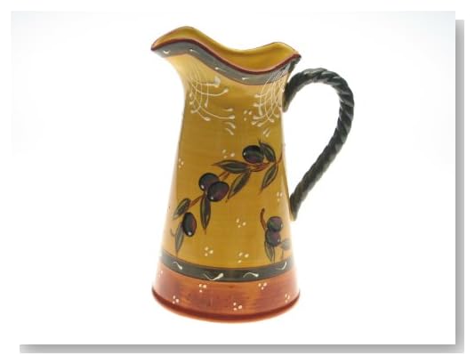 Certified International French Olives 2-3/4-Quart Pitcher