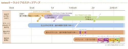 teteo 歯みがきサポート 新習慣ジェル グレープ味