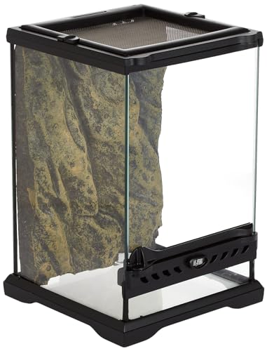 Exo Terra Glass Natural Terrarium Nano/Tall - 8 x 8 x 12 Inches