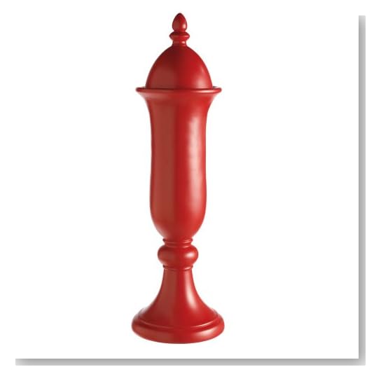 Midwest CBK Red Oversized Lidded Floor Vase