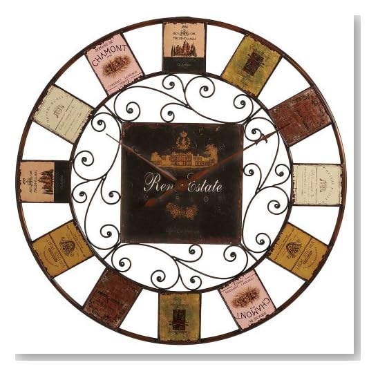 Midwest - CBK Wine Label Wall Clock