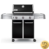 Weber 6611001 Genesis E-310 Natural Gas Grill, Black
