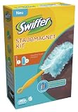 Swiffer Staubmagnet Starterset (Griff + 4 Tücher) mit Febrezeduft