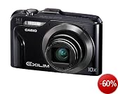 Casio Exilim EX-H20G GPS-Digitalkamera (14 Megapixel, 10-fach opt, Zoom, 7,6 cm (3 Zoll) Display, bildstabilisiert) schwarz