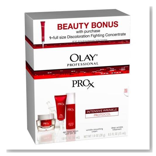Olay Professional Pro-x Intensive Wrinkle Protocol with Discoloration Fighting Concentrate Kit