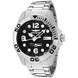 Invicta Men's 0442 Pro Diver Black Dial Stainless Steel Swiss Quartz Watch