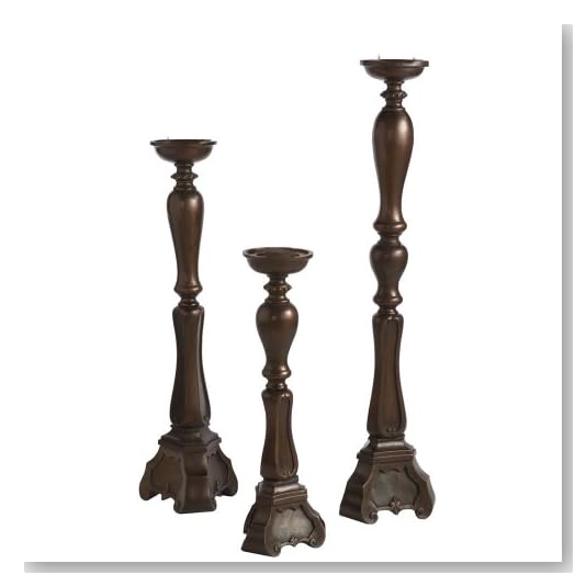 Midwest CBK Oversized Tripod Base Floor Candleholders, Set of 3