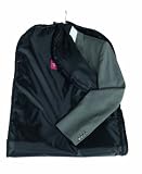 Travelite ACCESSOIRES Kleiderhülle, schwarz mit rotem travelite-Logo, 56x107x10 cm, 54 Liter, 309