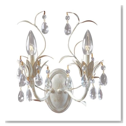 Laura Ashley WLVH0273 Lavenham 2-Light Wall Light, Gilded Patinabr /