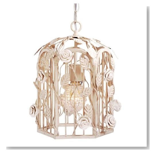Laura Ashley PXX200 Pemberley Mini Pendant, Meringue