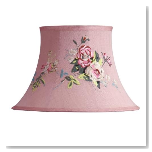 Laura Ashley SLE116 Cecilia 16-Inch Bell Shade, Floral