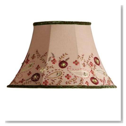 Laura Ashley SLL38116 Amelia 16-Inch Bell Shade, Floral