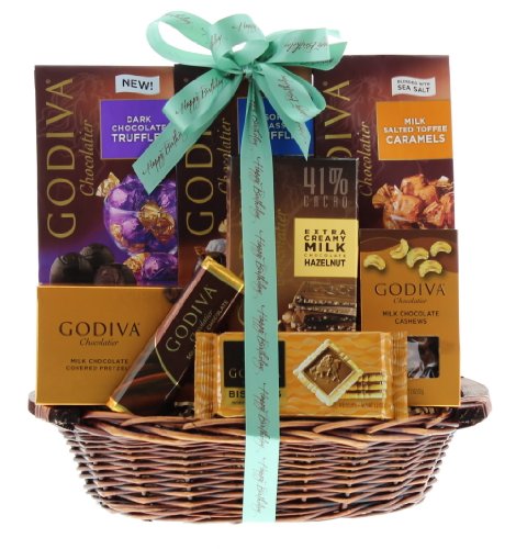 Wine.com Godiva Happy Birthday Gift Basket