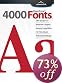 4000 Fonts