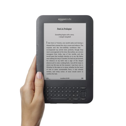 Kindle Keyboard, Wi-Fi, 6 inches E Ink Display - includes Special Offers & Sponsored Screensavers