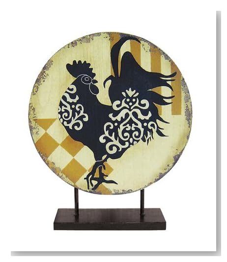 Sterling Home Harlequin Rooster Keepsake Boxes, Set of 2