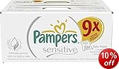 Pampers Sensitive Baby Wipes - 9 x Packs of 56 (504 Wipes)