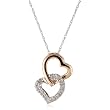 Kobelli 1/10 ct Diamond 14k Rose & White Gold Heart Shaped Pendant Cyber Monday Jewelry Deals Kobelli 1/10 ct Diamond 14k Rose & White Gold Heart Shaped Pendant Cyber Monday Jewelry Deals