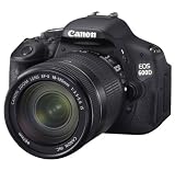 Canon EOS 600D - C�mara r�flex de 18 Mp (pantalla articulada de 3", objetivo(s) 18-135mm f/3.5, zoom �ptico 7.5x, sensor CMOS APS-C, procesador Digic 4, estabilizador de imagen �ptico, v�deo 1080p Full HD) color negro - kit con objetivo EF-S 18-135mm IS