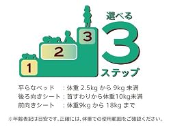 成長に合わせて、状況に応じて使える「新３ステップ」