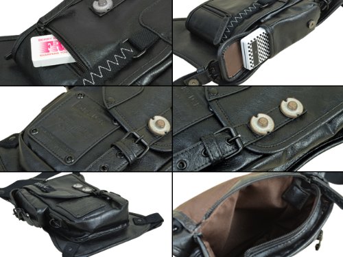 (デバイス)DEVICE strong 2way レッグポーチ BK/ブラック【トラベル】(HGS-10048BK)