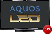 Sharp LC60LE635E 152 cm (60 Zoll) LED-Backlight-Fernseher, EEK A+ (Full-HD, 100 Hz, DVB-T/C/S2, CI+, SmartTV) schwarz