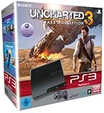 PS3 - Konsole Slim Black 320GB + Uncharted 3