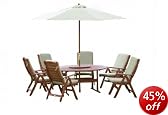 Li-Lo Leisure Adelaide Round Dining Set (14 Pieces)