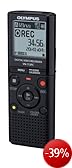 Olympus VN-713PC Diktiergerät (4 GB Speicher, Micro SD-Kartenslot, USB-Anschluss, inkl. Batterien, Stereo Kopfhörer, Tasche)