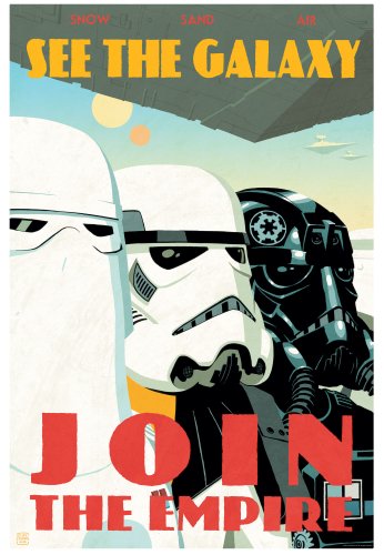 RoomMates RMK2006SLM Star Wars Join The Empire Reusable Giant Wall Sticker