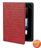 Verso Artist Series Cities Case for Kindle Fire HD 7", Red (will only fit Kindle Fire HD 7")