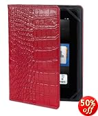 Verso Trends Darwin Croc Case for Kindle Fire HD 7", Red (will only fit Kindle Fire HD 7")