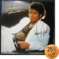 Michael Jackson signed Thriller album