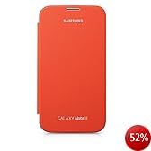 Samsung EFC-1J9FOEG Etui cache batterie de remplacement pour Galaxy Note 2 Orange