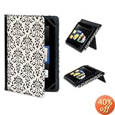 Verso "Versailles" Standing Cover for Kindle Fire HD 8.9", Black and White (will only fit Kindle Fire HD 8.9")