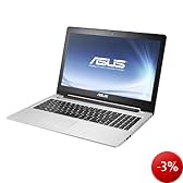 Asus S�rie Touch S500CA-CJ016H Ordinateur Portable tactile 15,6" (39,62 cm) Core i3 1,8 Ghz 500 Go 4096 Mo Intel HD Graphics 4000 Windows 8 Gris