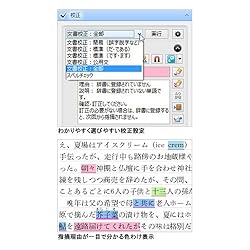 誤字脱字、表記チェックの操作性ＵＰ